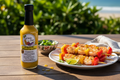 Habanero Pineapple Sauce with Shrimp