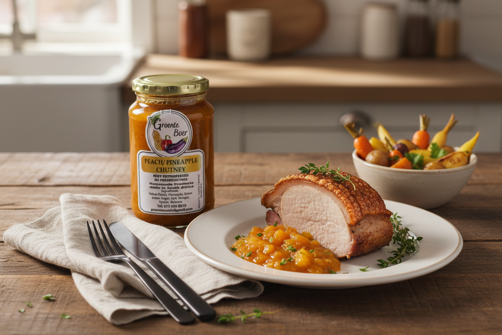 Peach/Pineapple Chutney Lifestyle Shot