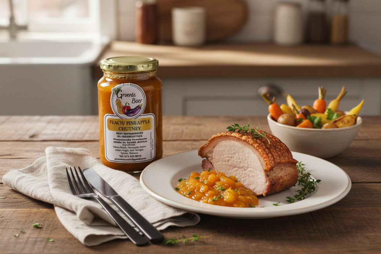 Peach/Pineapple Chutney Lifestyle Shot