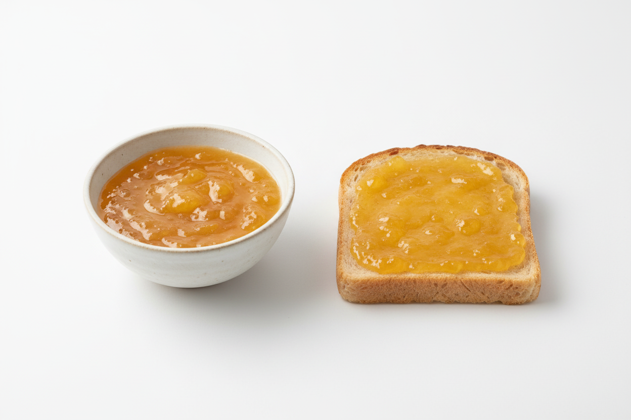 Pineapple Jam with toast