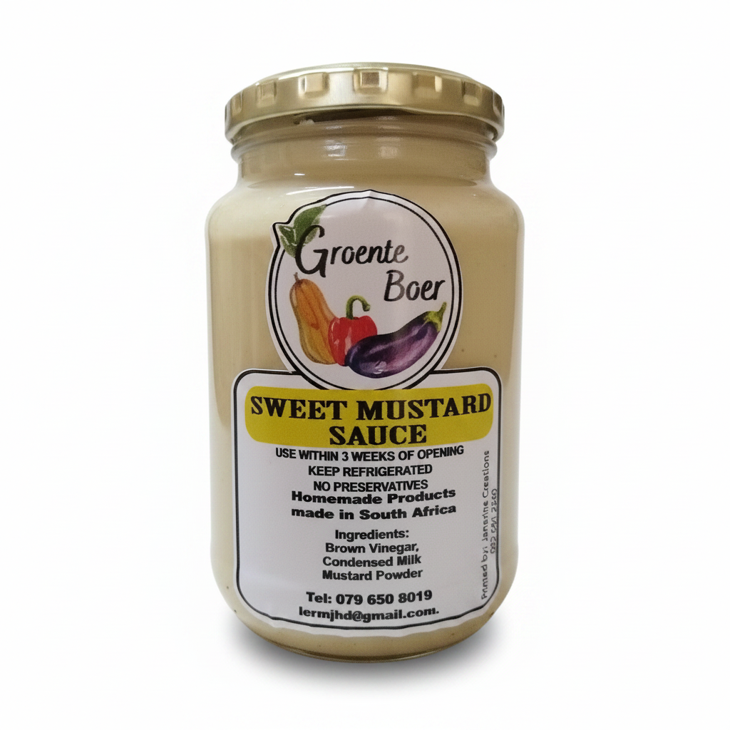 Sweet Mustard Sauce – No Background